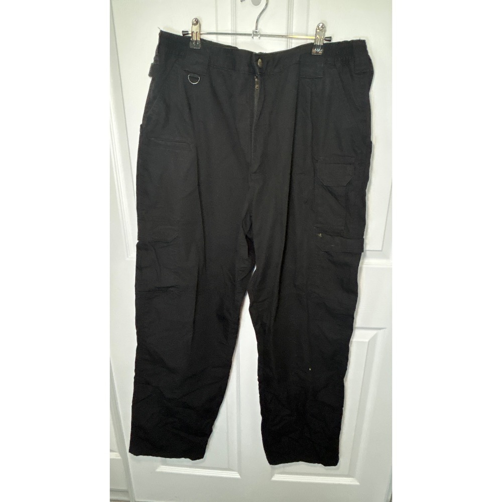 5.11 Tactical Taclite Pro‎ Cargo Pants 40x32 Black Ripstop Work Utility 74273